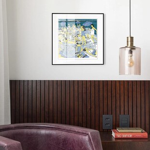 【限量100】印k物所壁光面朝大海丝网版画卧室客厅书房装饰画挂画