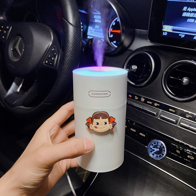 车载加湿b器空气净化器气氛灯雾化除异味汽车用喷雾机氧吧小型