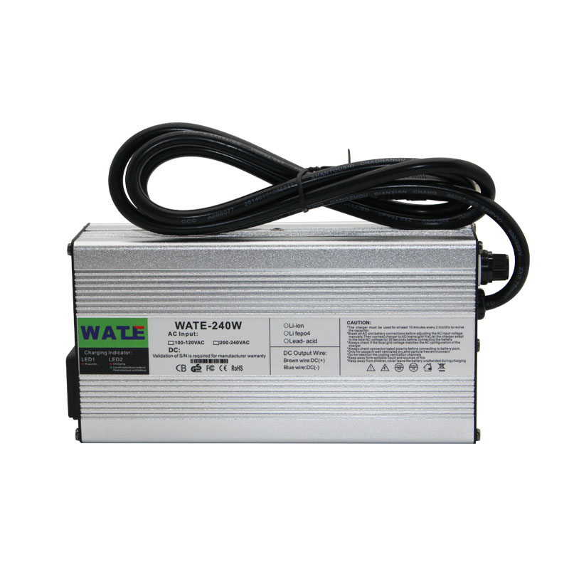 25.2V5A 8A 10A 20A充电器适用于6S 24V锂离Q子电池 智能 接头可
