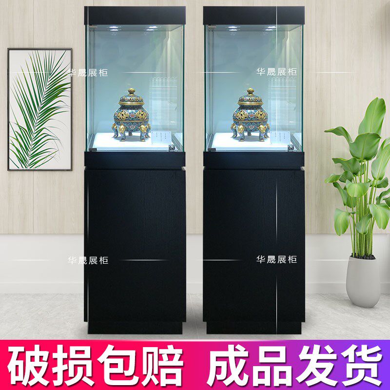 透明玻璃柜台博物馆n文物展览展示柜古董瓷器珠宝首饰柜产品展览