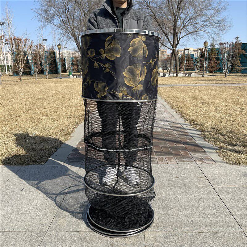 2024新款黑坑竞技野钓加厚涂胶H鱼护速干防臭大物鱼护网