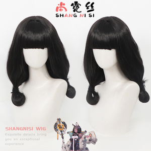 缇缇cos假发一体双挽发仿真头皮
