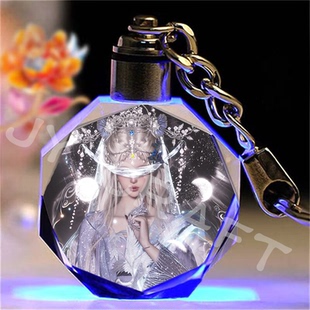 燕云十六声周边挂件水晶发光钥匙扣江晏挂饰学生可爱书包装饰礼物