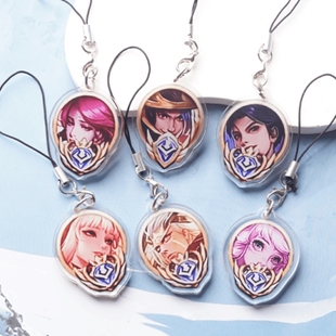 王者荣耀周边卡通动漫马超公孙离东方镜东方曜英雄精美手机绳挂饰