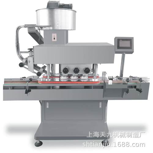 全自动封盖机 玻璃瓶高速旋盖机 拧盖轧盖机铁盖封口机包装旋盖机