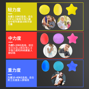 硅胶握力球男女练手球专业练手力手指康复训练健身器材锻炼复健球