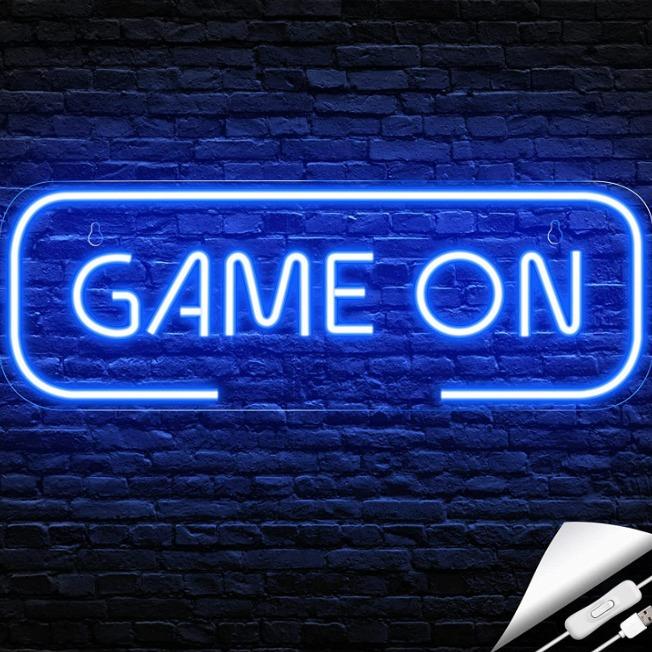 跨境霓虹氛围灯发光柔性灯LED配件装饰灯5VUSB亚马逊gameon