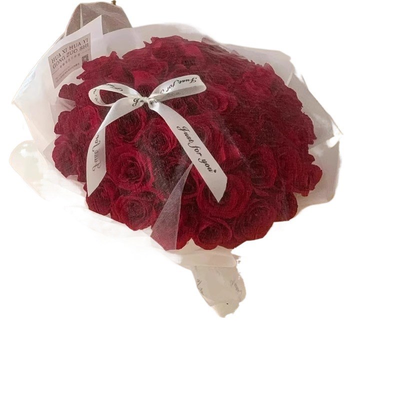 现货速发永生花订婚花束喜嫁红玫瑰成品香皂花送朋友闺蜜结婚领证