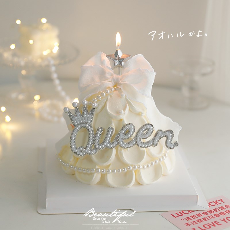 速发8神节许愿树造型三糕装饰珍珠八Quee蛋王妇节装扮插件