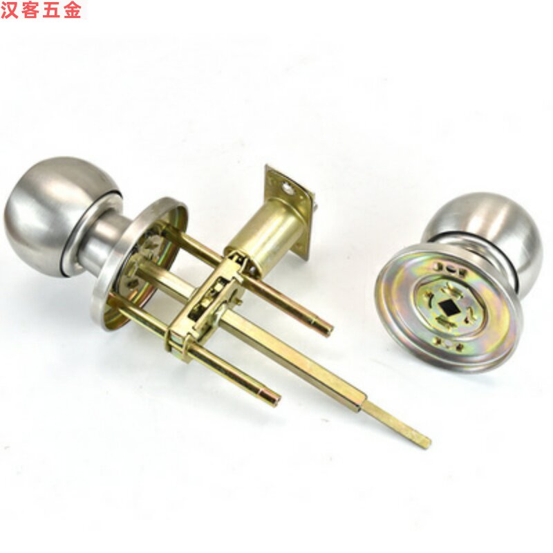 速发型生间三用通厕所锁门锁浴室洗手间卫球形锁执手杆式
