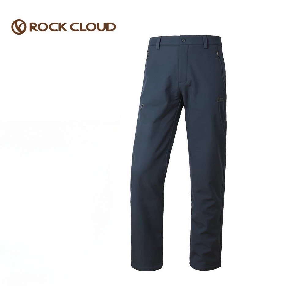 岩云软壳裤RockCloud秋冬户外保暖防泼水防风情侣款加绒长裤