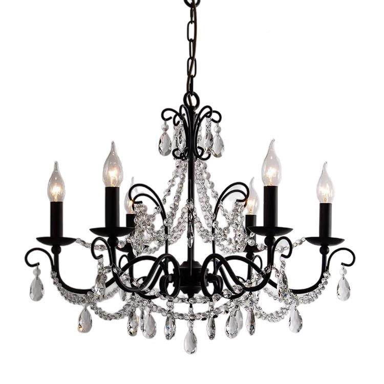 复古客厅灯美式款卧室餐厅蜡烛70灯式欧式法大灯设计师主灯水晶吊,家装灯饰光源,智能吊灯,淘宝优惠券,粉丝福利购,淘宝优惠卷