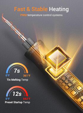 智能a电烙1铁T焊铁接锂电池2600mh点焊络铁家用电烙小型锡化