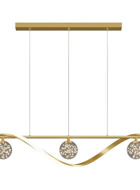 吧北欧满天星餐厅吊灯创意温馨浪奢漫台灯具70428现代轻简长约条