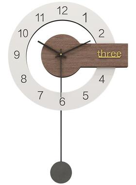 钟钟表性客代厅挂钟简约现C535创意家用装饰挂墙时钟个北欧静挂音