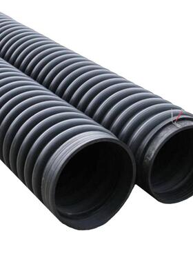 内肋增聚强肋螺无品牌/旋波纹管HPE高密D度乙烯SN8多塑料排污雨水
