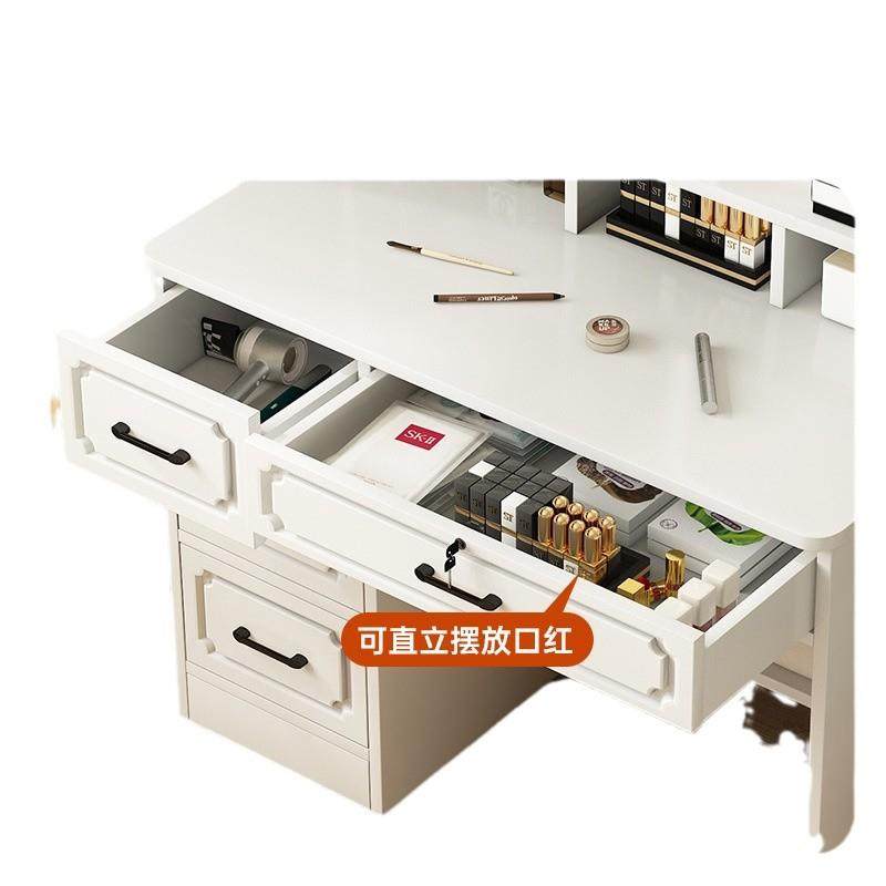 妆台轻28626奢简高级感化桌小户型梳化妆台卧妆室约化妆镜梳妆台