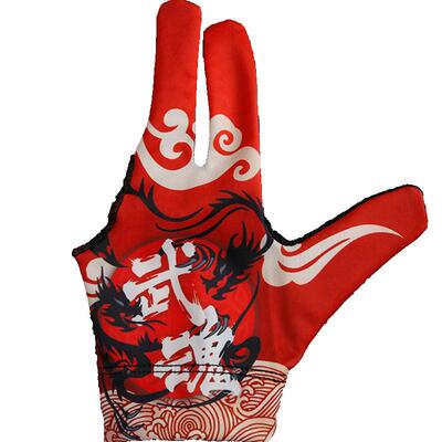 塔斯曼魅彩三露指BOU手套氏专业左手黑八九斯诺克段台球用指品里