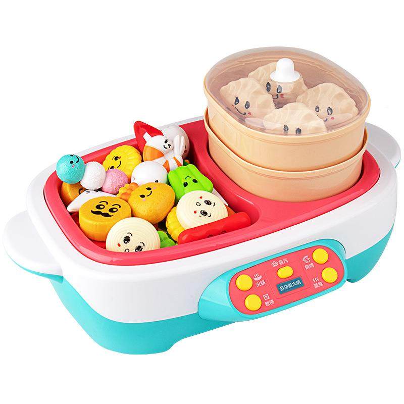 儿童过家家饭厨房玩装具减压烧烤做蒸笼早点套男294女孩玩火锅具,玩具/童车/益智/积木/模型,过家家玩具,淘宝优惠券,粉丝福利购,淘宝优惠卷