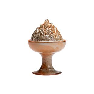 志古SAL柴烧香炉创手意野复烧香炉工陶瓷室内香薰摆件禅意盘香炉