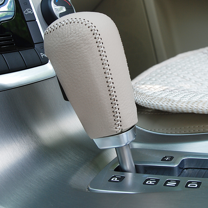 专用沃尔沃XC60档把套档位套S80 S60汽车s80L S6T0L改装真皮排挡