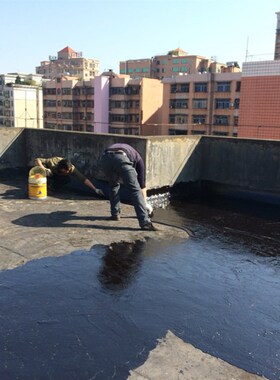 911单组份聚氨酯防水涂料油性A黑色房屋顶阳台天面补漏沥青防水胶