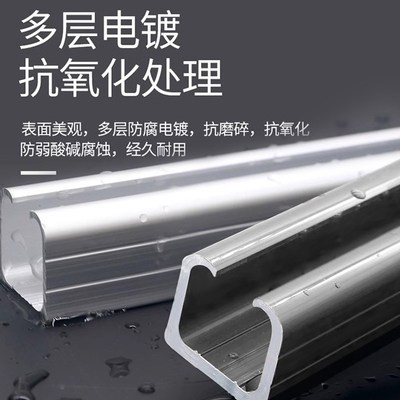 推拉门吊轨轨道全套五金配t件衣柜厨房木门重型移门上导轨滑轮吊