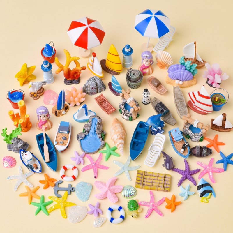 苔藓微景观多l肉植物摆件装饰品DIY盆景园艺水族鱼缸造景材料