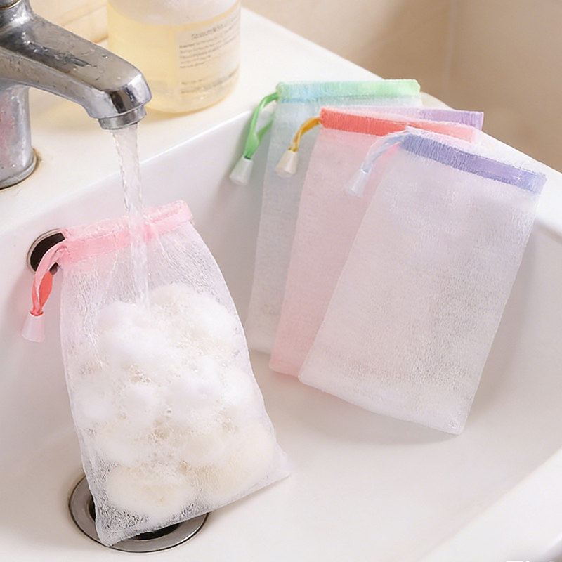 可挂式双层手工起泡网香皂收纳袋洁面打发泡网皂网肥皂袋搓澡,家庭/个人清洁工具,起泡网,淘宝优惠券,粉丝福利购,淘宝优惠卷