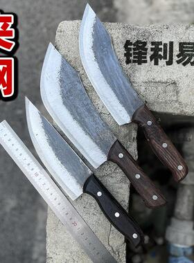 夹钢分割刀剔骨刀锋利易磨切肉分肉刀剥皮刀猪肉刀屠宰专用刀具