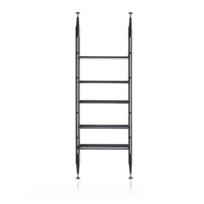 北美黑胡桃木置物j架顶天立地cassina书架全实木隔断装饰架玄关架