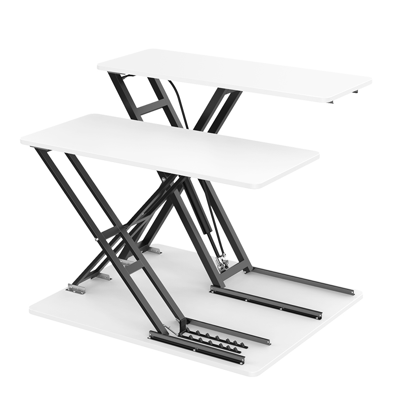 ofh站立办公桌升降电脑桌笔记本折叠支架升降式S显示器键盘增高架