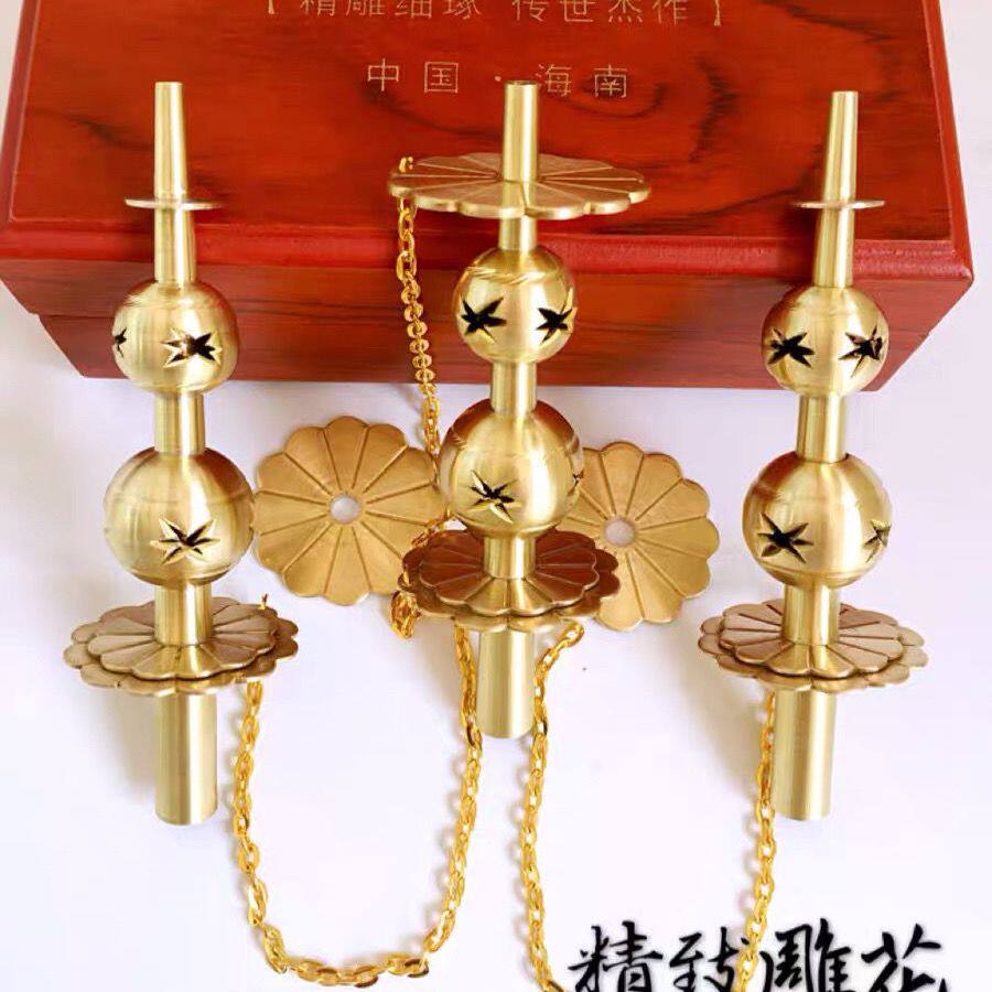 唢呐雕花葫芦芯子工艺芯子直天芯花天芯心寸管葫芦头黄铜喇叭头