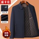 冬季 翻领保暖老年人棉服 加厚爸爸冬装 新款 中老年行政夹克外套男士