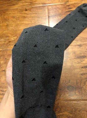 速发灰色波点连底天鹅绒丝裤袜爱心图案打袜袜小众韩系袜现货速发