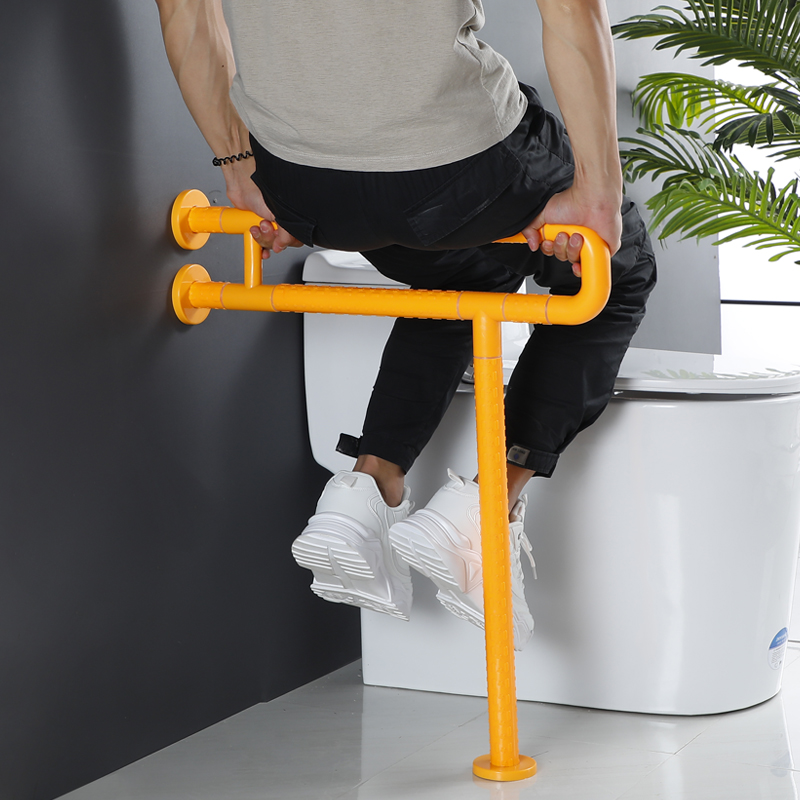 速发无障碍马桶扶老间杆浴室卫生栏厕所手人残疾人坐便器防滑安全