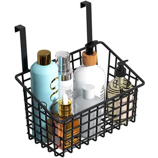 速发浴室玻装门悬挂置物架门后杂物架暖气片收纳免篮挂安璃免打孔