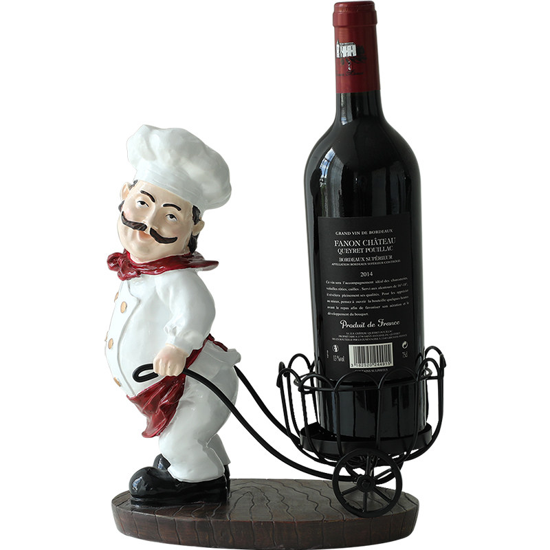 创意个性红酒架装饰品摆件欧式家用E酒柜餐厅葡萄酒瓶架收纳工艺