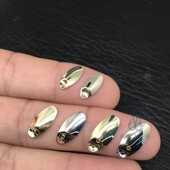 不伤线瓜子亮片高光电镀飞旋亮片马口I罗非白条鱼饵飞蝇瓜子线组