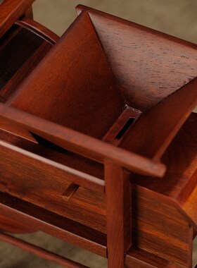 模型红木雕刻工艺k品小摆件风谷车石磨五谷丰登扬谷机风谷机摆件