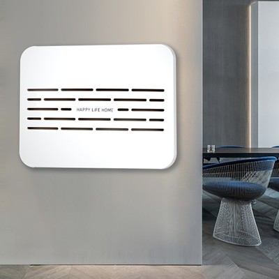 弱电箱装饰画多媒体集线箱光纤入户信息盒网O络线盖板百叶配电遮