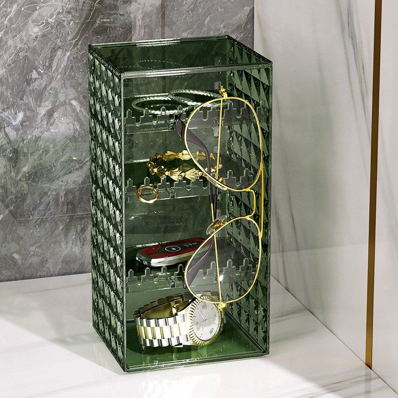 聚怡镜柜a收纳盒桌面梳妆台卫生间置物架化妆品耳环饰品收纳整理,收纳整理,镜柜收纳盒,淘宝优惠券,粉丝福利购,淘宝优惠卷