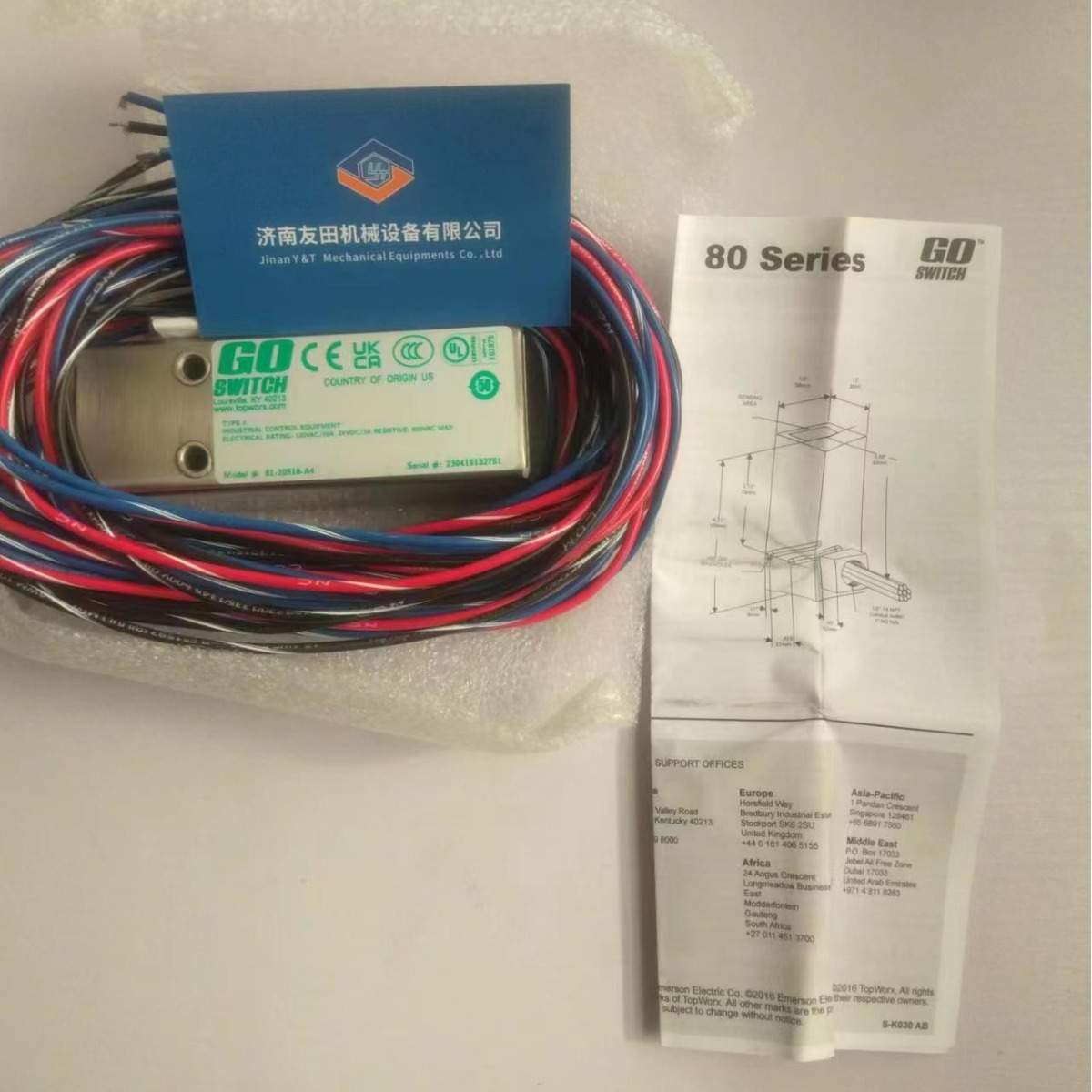 TOPWORX Go Switch磁感应式行程开关81-20518-A4限位开关磁性开关