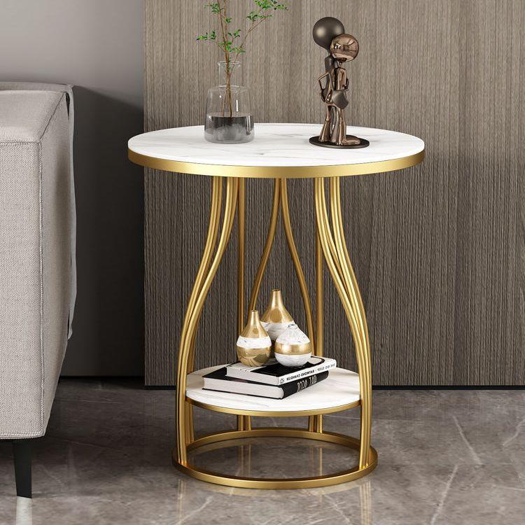 创意边几轻奢简约现代床头柜北欧小圆桌子客厅沙发小茶几角几边柜