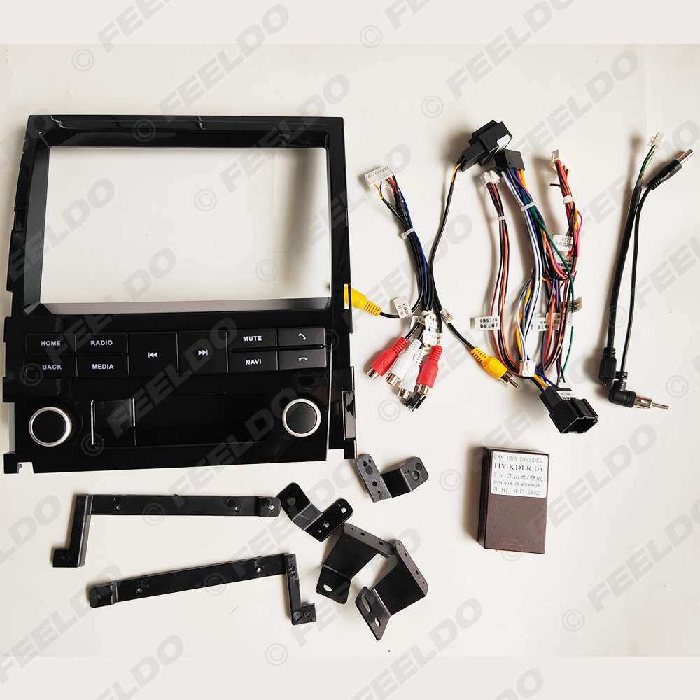 适用06-13款凯迪拉克Cadillac Escalade改装面框大屏音响面板 9寸