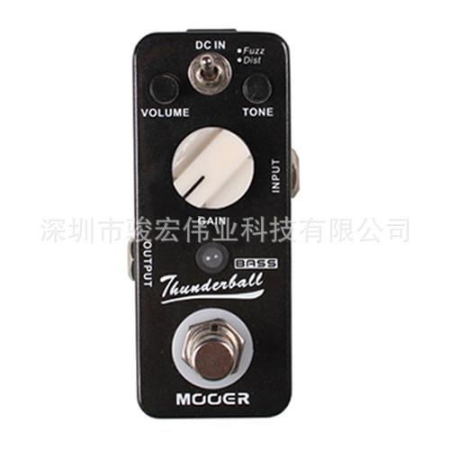 MOOER魔耳电吉他效果器Thunderball贝斯法兹失真单块
