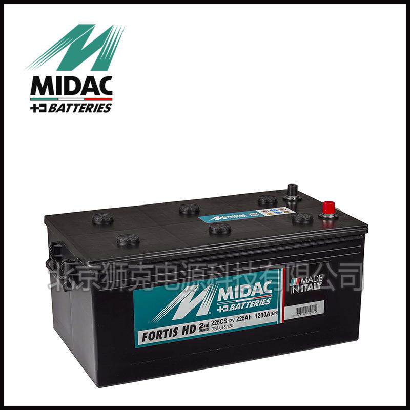 MIDAC蓄电池180BS、200BS、225CS启动深循环12V225AH船舶工业机械
