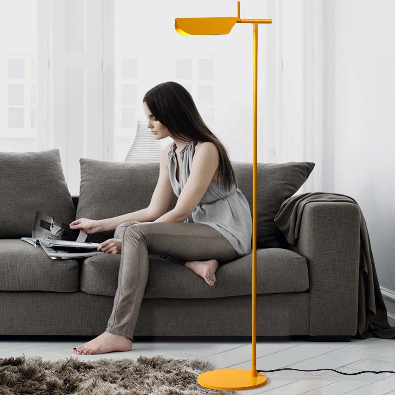 直销北欧后现代LED落地灯客厅卧室展厅创意书房阅读站式地灯