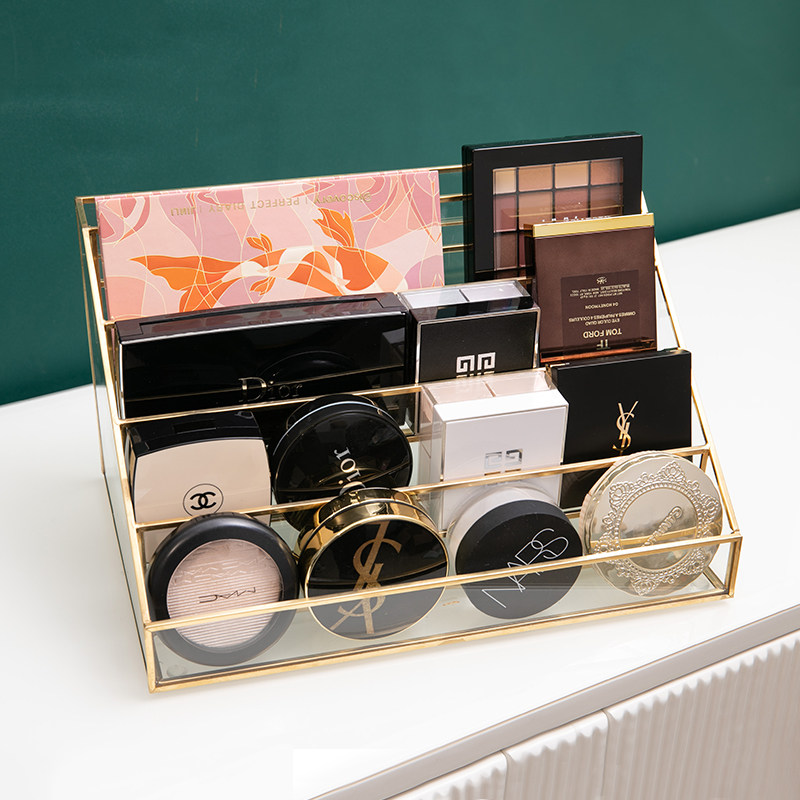 高档桌面粉饼气垫收纳盒彩妆眼影盘展G示架卧室梳妆台化妆品整理,收纳整理,桌面收纳盒,淘宝优惠券,粉丝福利购,淘宝优惠卷
