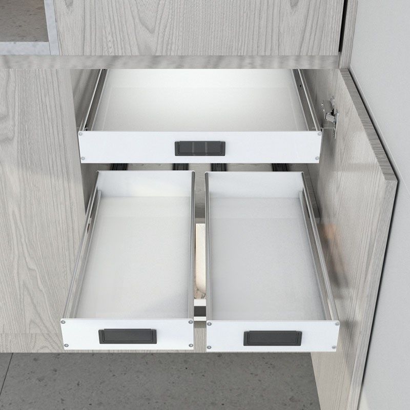 家用自制抽屉托盘超深o柜拉篮厨房橱柜收纳盒不锈钢杆pp塑料带轨,收纳整理,收纳箱,淘宝优惠券,粉丝福利购,淘宝优惠卷